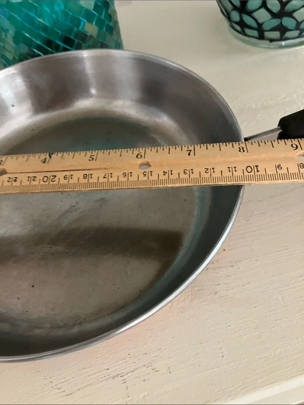 Revere Ware 8” Stainless Steel Copper Bottom Saucepan